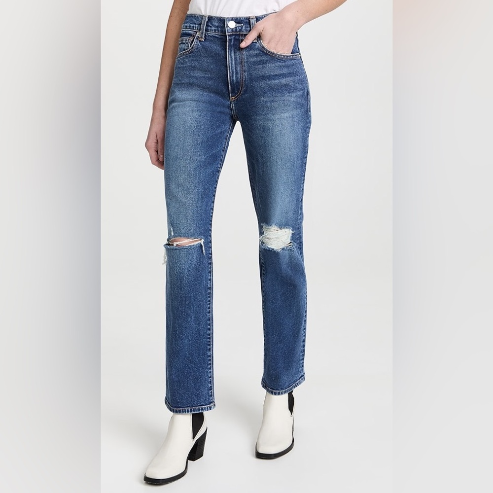 NWT LE JEAN Isla Straight Leg Jeans